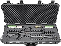 Vista 8 de Eylar Estuche rígido para rifle de 38 pulgadas con impresión UV Boombox retro e inserto de espuma RAGAR de 35.75 pulgadas