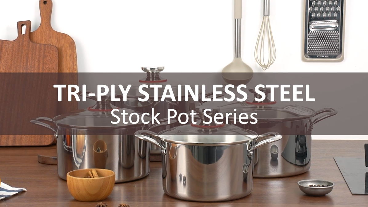 Amazon.com: Herogo 12 QT Stock Pot, Tri-ply 18/10 Stainless Steel Amazon.com: Herogo 12 QT Stock Pot, Tri-ply 18/10 Stainless Steel