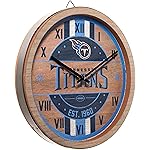 FOCO Baltimore Ravens NFL Barrel Wall Clock
