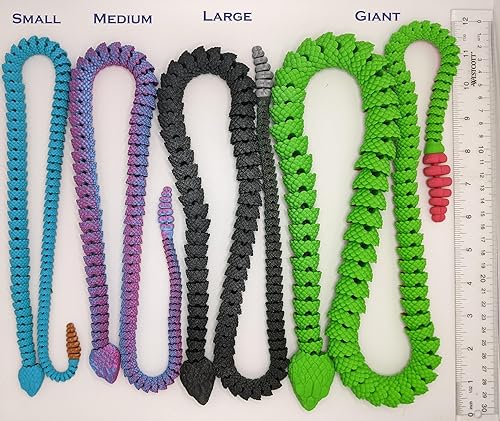 Miniatura 2 de Sonajero impreso en 3D - Modelo de animal articulado personalizable, hecho por encargo (Pequeño, Selva)