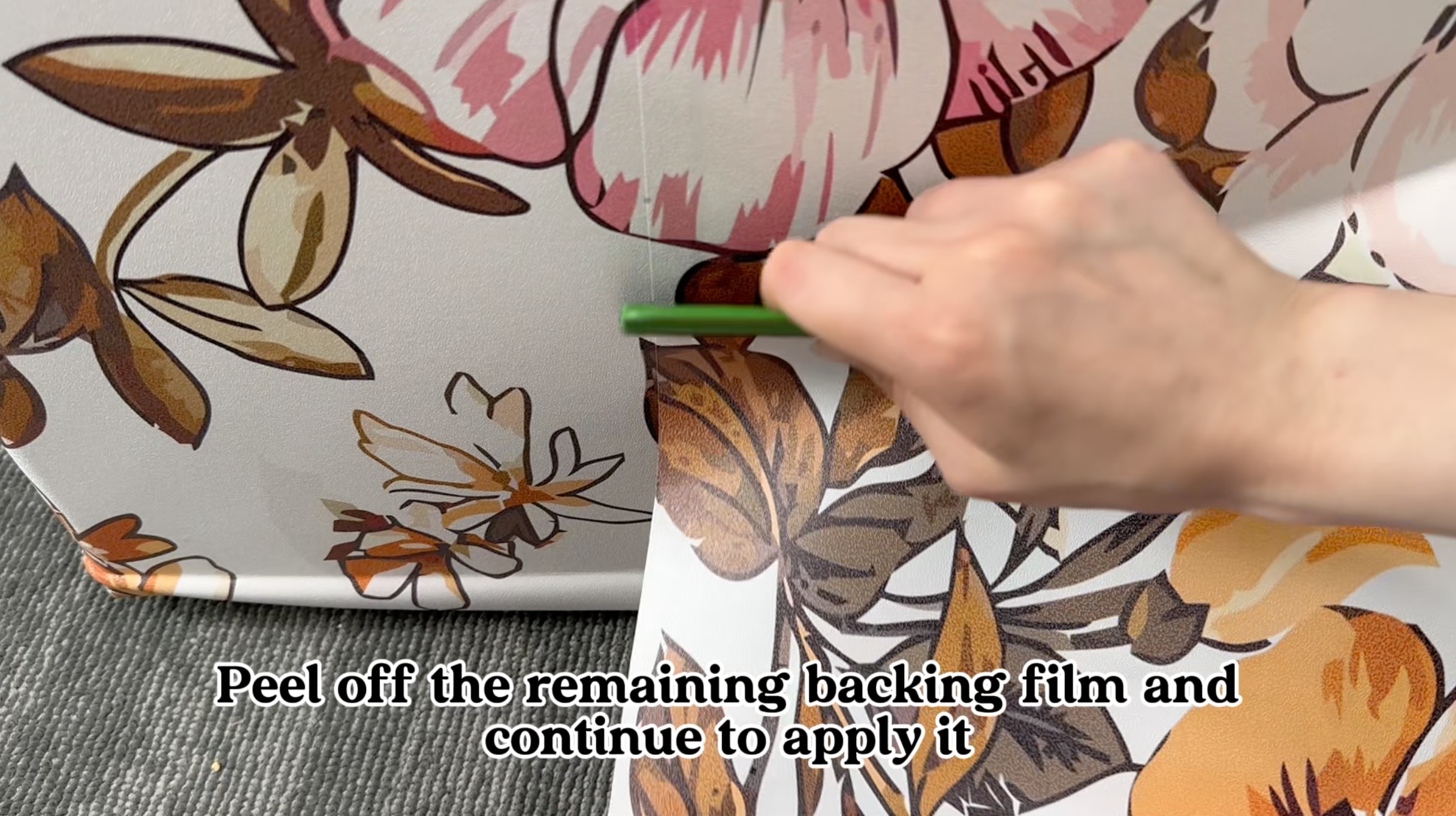 Amazon.com: Flortlias Floral Refrigerator Wrap Peel and Stick