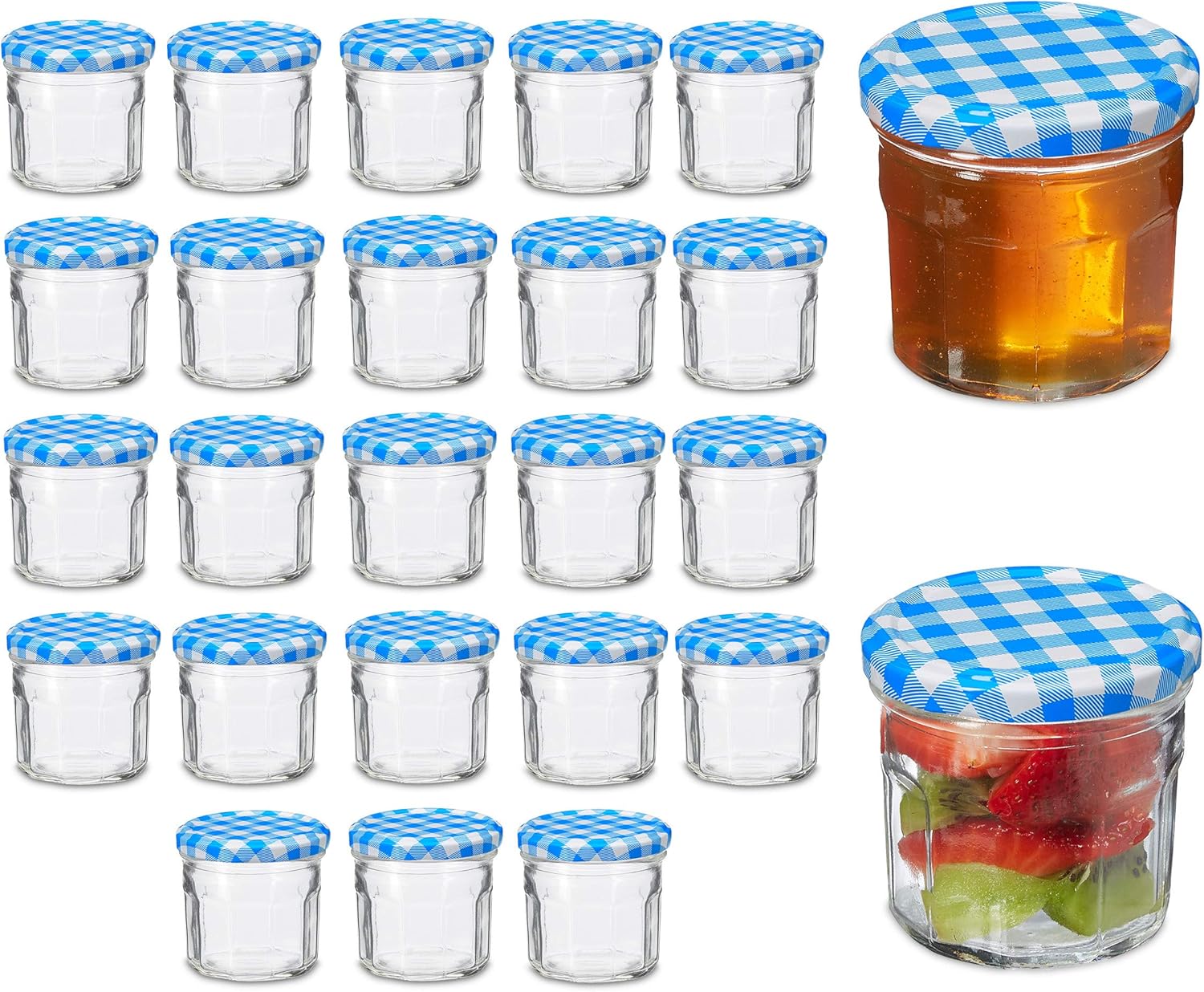 Couvercle Bocaux KADAX Lot De 100 Couvercles à Visser - Diamètre : 53 Mm - | WhichOne Couvercle Pot Confiture 82