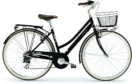 Bicicletta MBM Boulevard per donne, Telaio in lega, 28 cm, 6 velocità, taglia  46, Black : Amazon.it: Sport e tempo libero