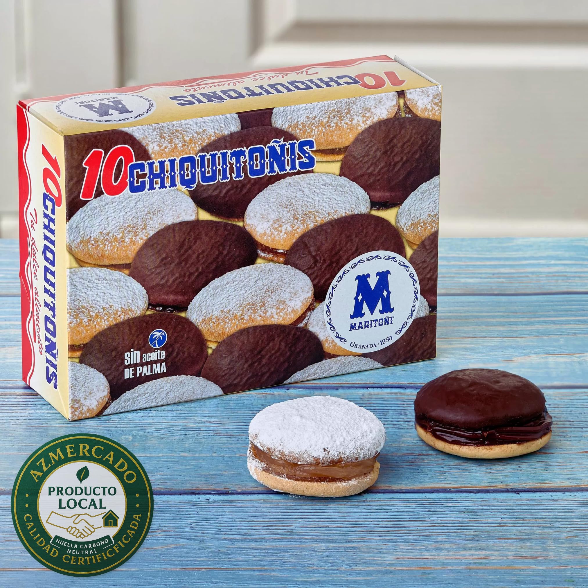 Surtido Mini Dulces de Bizcocho y Cacao · MARITOÑI Receta de Granada · Caja Surtida 40 Uds · Eventos y Cumpleaños