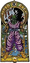 "Name K" Fighting Powerful Men Anime Parody Design - Novelty Iron On Patch Applique