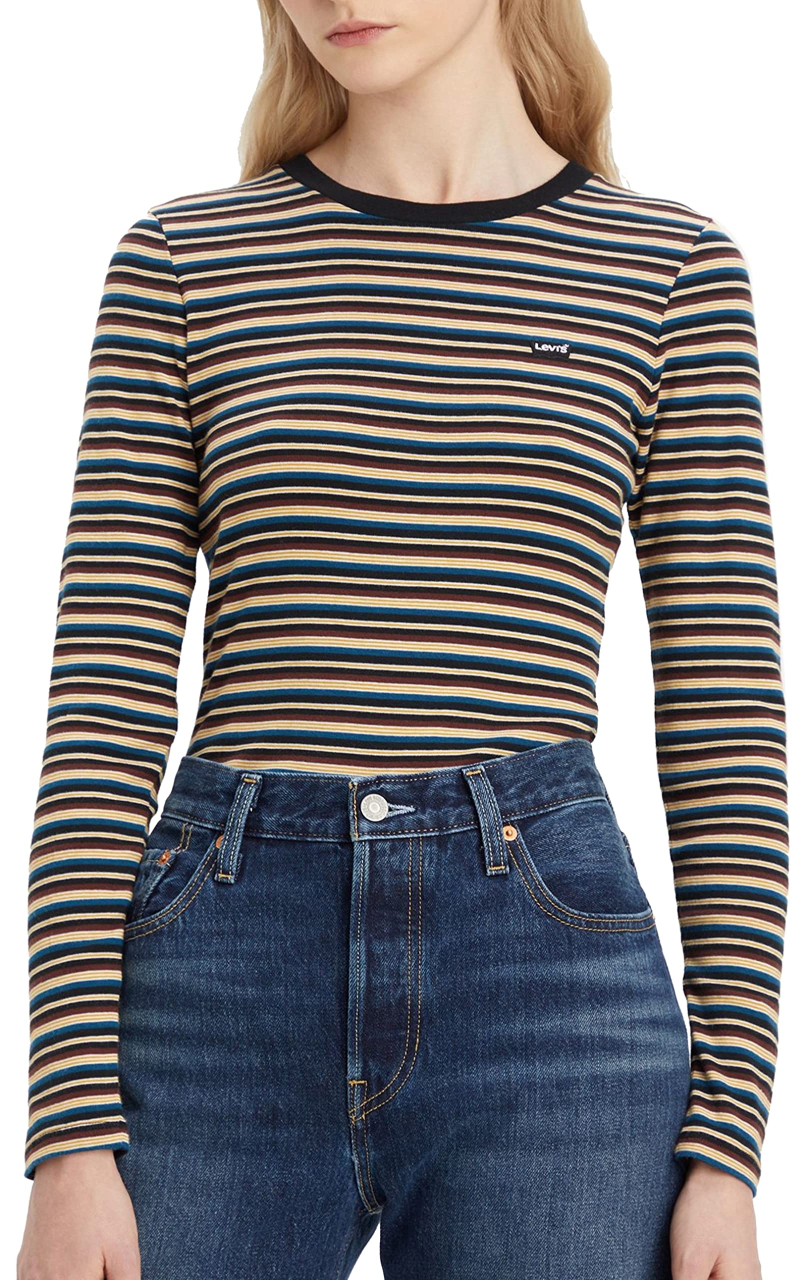 Levi's Long-Sleeve Baby tee Camiseta para Mujer