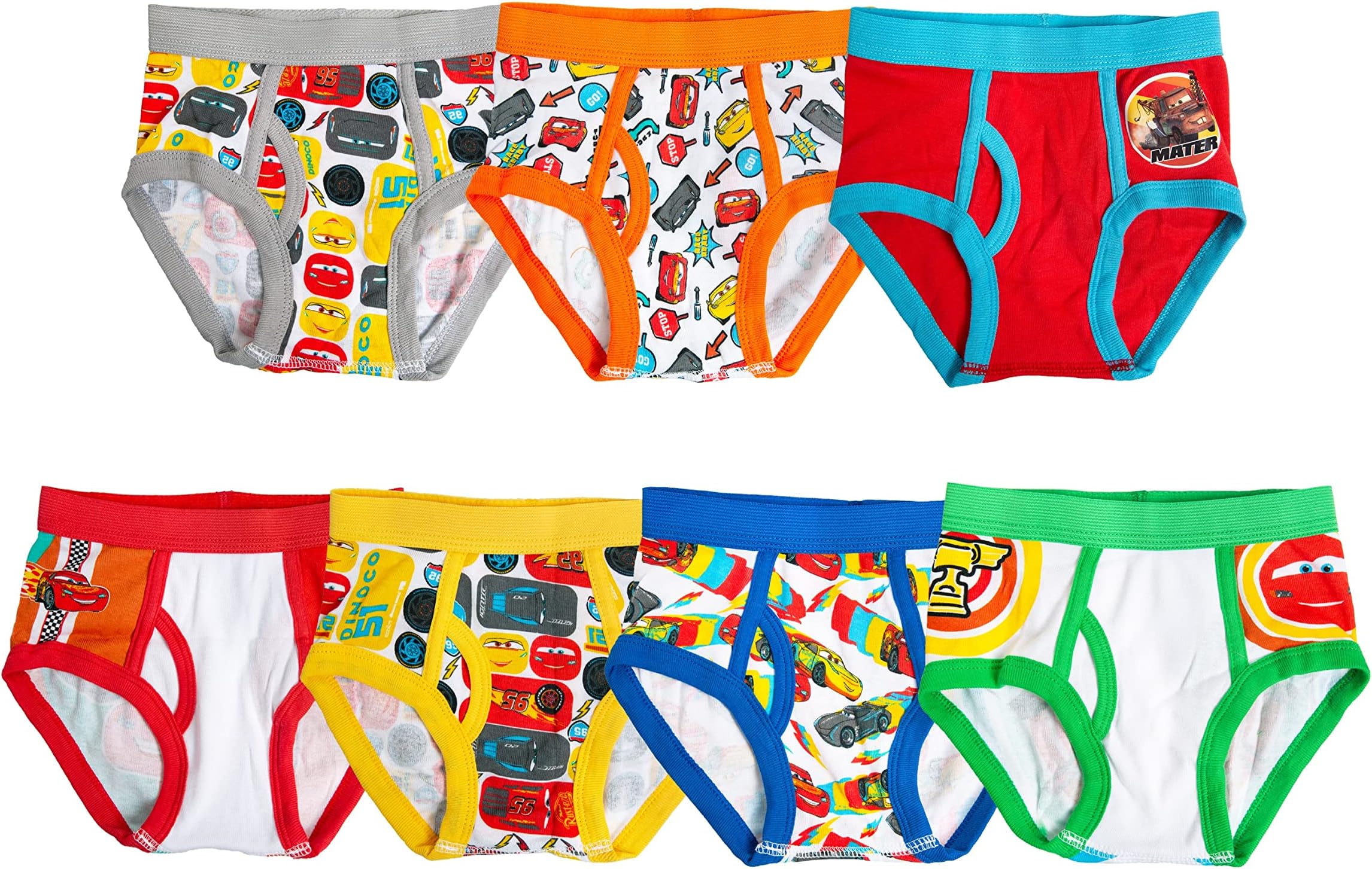 DisneyLittle Boys' Cars 7-Pack Brief