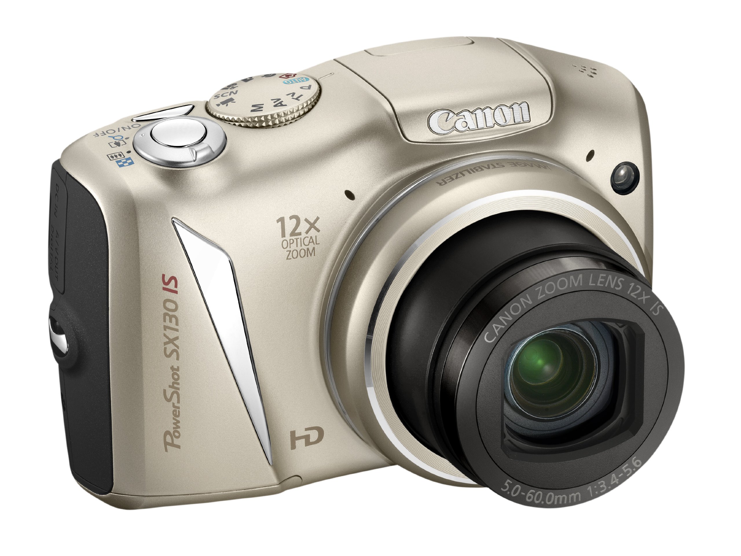 Canon PowerShot SX130 IS Digital Camera (12.1 Megapixel, 12x Zoom