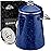 COLETTI Classic Percolator Coffee Pot - The Most Nostalgic Camping Coffee Pot, Now Modernized [Blue Enamel, 18 Cup]