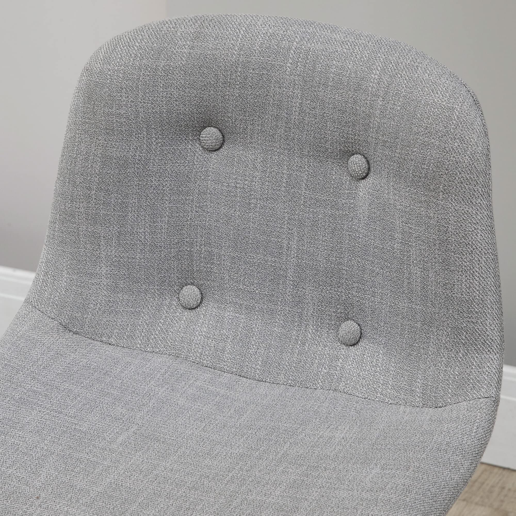 HOMCOM Ensemble Table de Bar avec 4 Tabourets, Table à Manger Debout avec 4 Chaises Rembourrées, Pieds en Acier, Style Industriel, Table Haute Bar pour Salle à Manger, Cuisine, Gris Clair