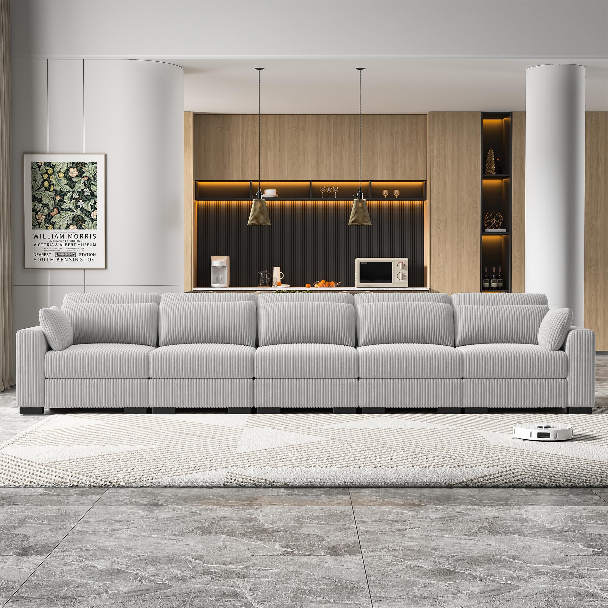 Sofá de 5 plazas con función de cama, sofás y sofás, sofá con función de dormir, sofá modular, pequeño para habitación juvenil, sofá con amplios reposabrazos para sala de estar, dormitorio