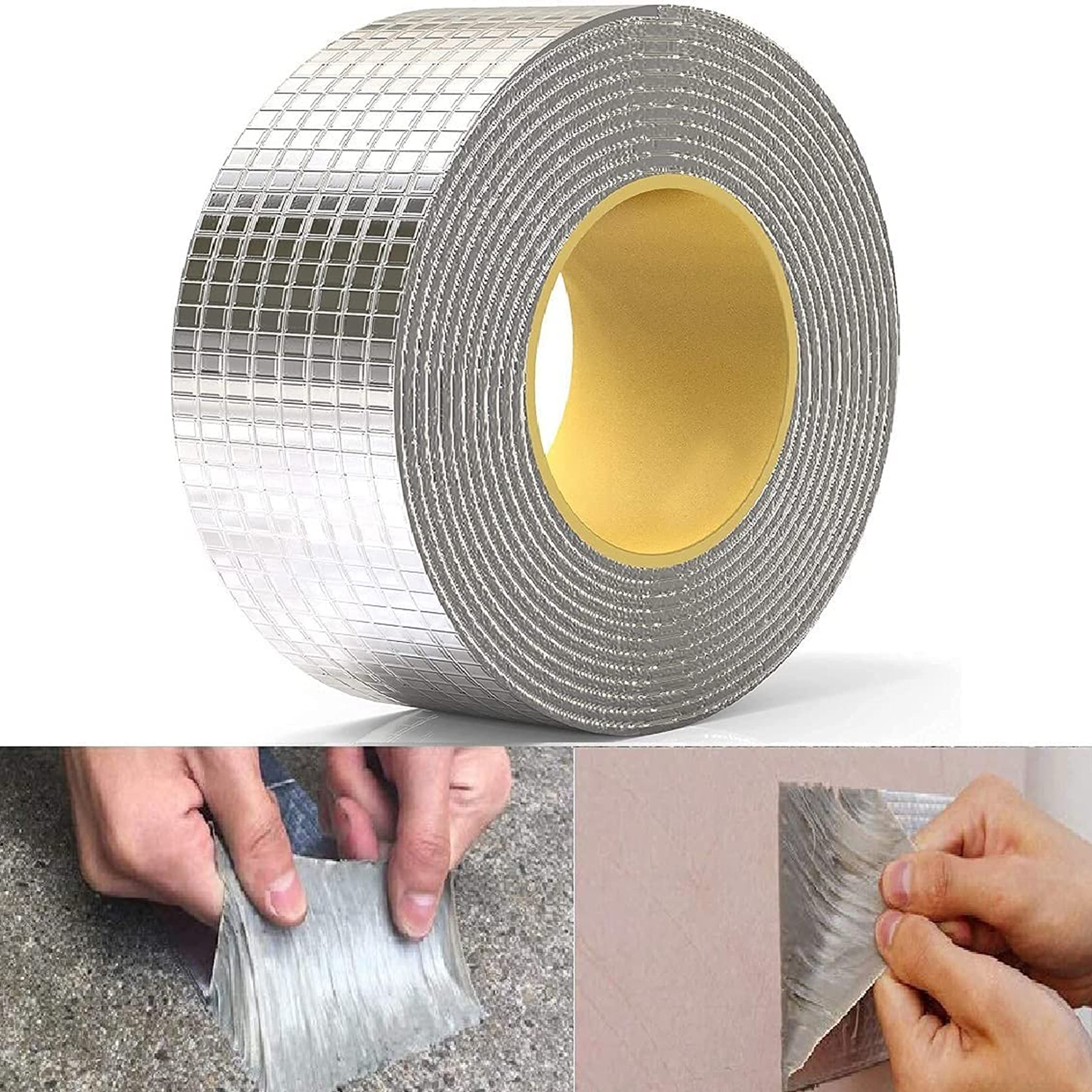 VniQ Leakage Repair Waterproof Tape for Pipe Leakage Roof Water Leakage Tape Solution Aluminum Foil Tape Waterproof Adhesive Tape Sealing Butyl Rubber Tape for Surface Crack, Pipe Repair (B0BX9QZZBN) Amazon Price History, Amazon Price Tracker