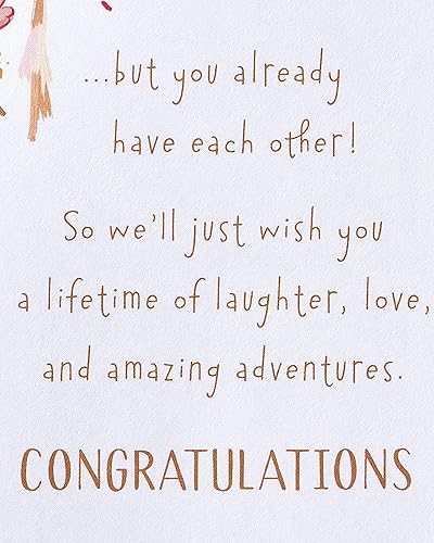 Miniatura 3 de American Greetings Tarjeta de boda, despedida de soltera o compromiso (Amazing Adventures)