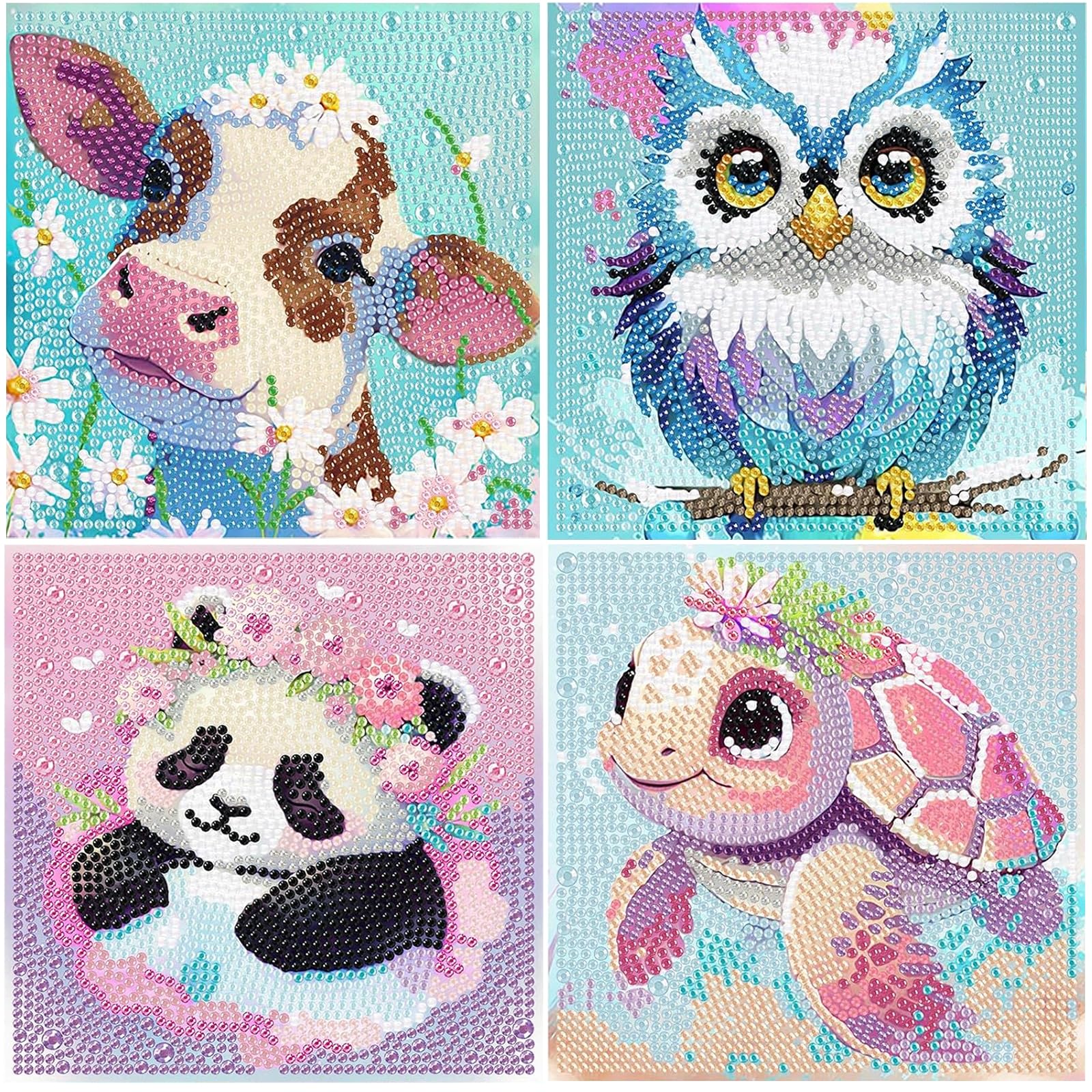 MIHURO 4 Pcs Diamond Art Kits