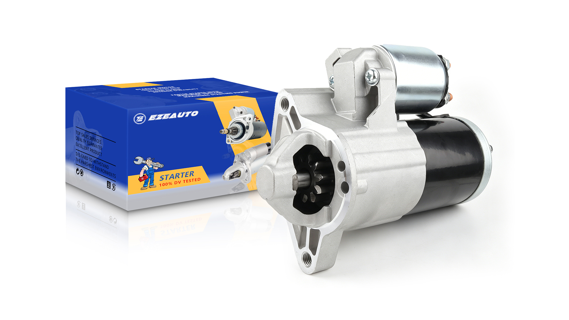 Image of Ezexpreze 17933N NEW Starter for Dodge Ram 05 06 07 08 Ram 1500 2500 3500 V8 5.7 L, Hemi SMT0245 04801253AA 4801253AA M0T21371 M0T21371ZC