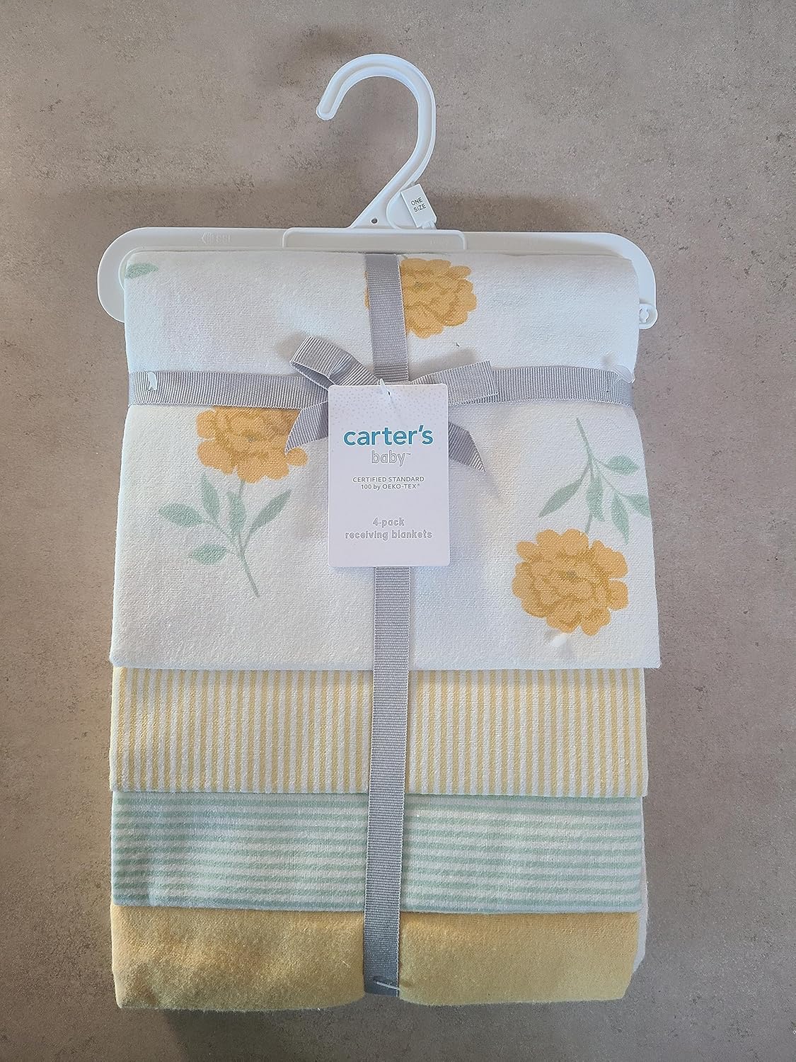 Carter's Baby Receiving Blankets 4Pack Baby