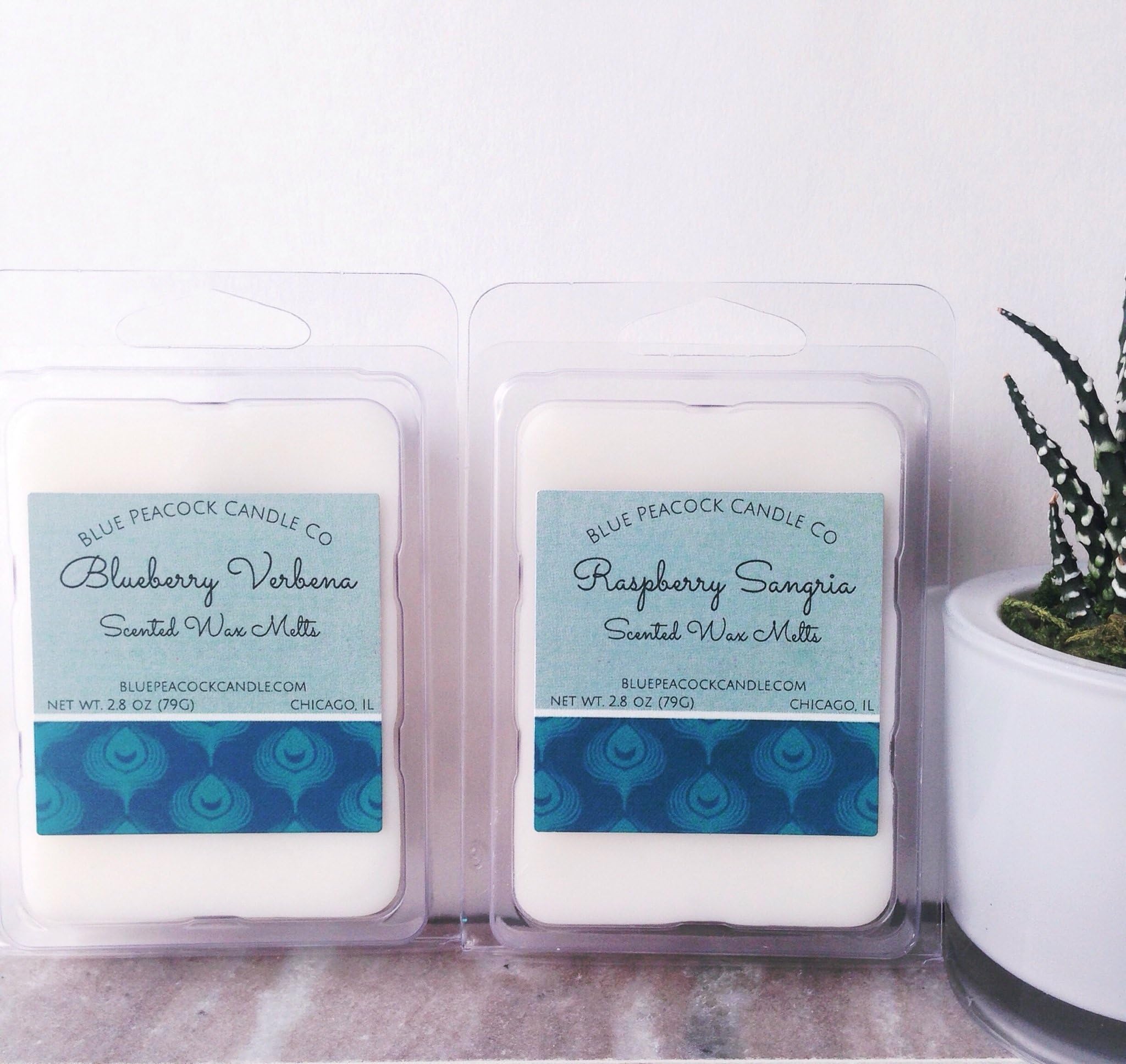 Berry Collection Wax Melts - Blueberry Verbena Wax Melt - Raspberry Sangria Wax Melt - Free Shipping - 2 Scented Wax Tarts