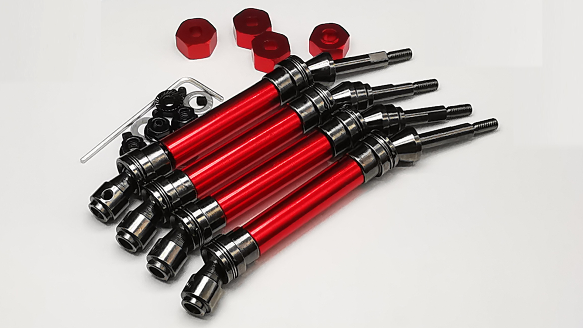 Ejes De Transmisión Delanteros De Acero Inoxidable Para Slash 4x4 VXL De Traxxas (escala 1:10) - Marca GPM