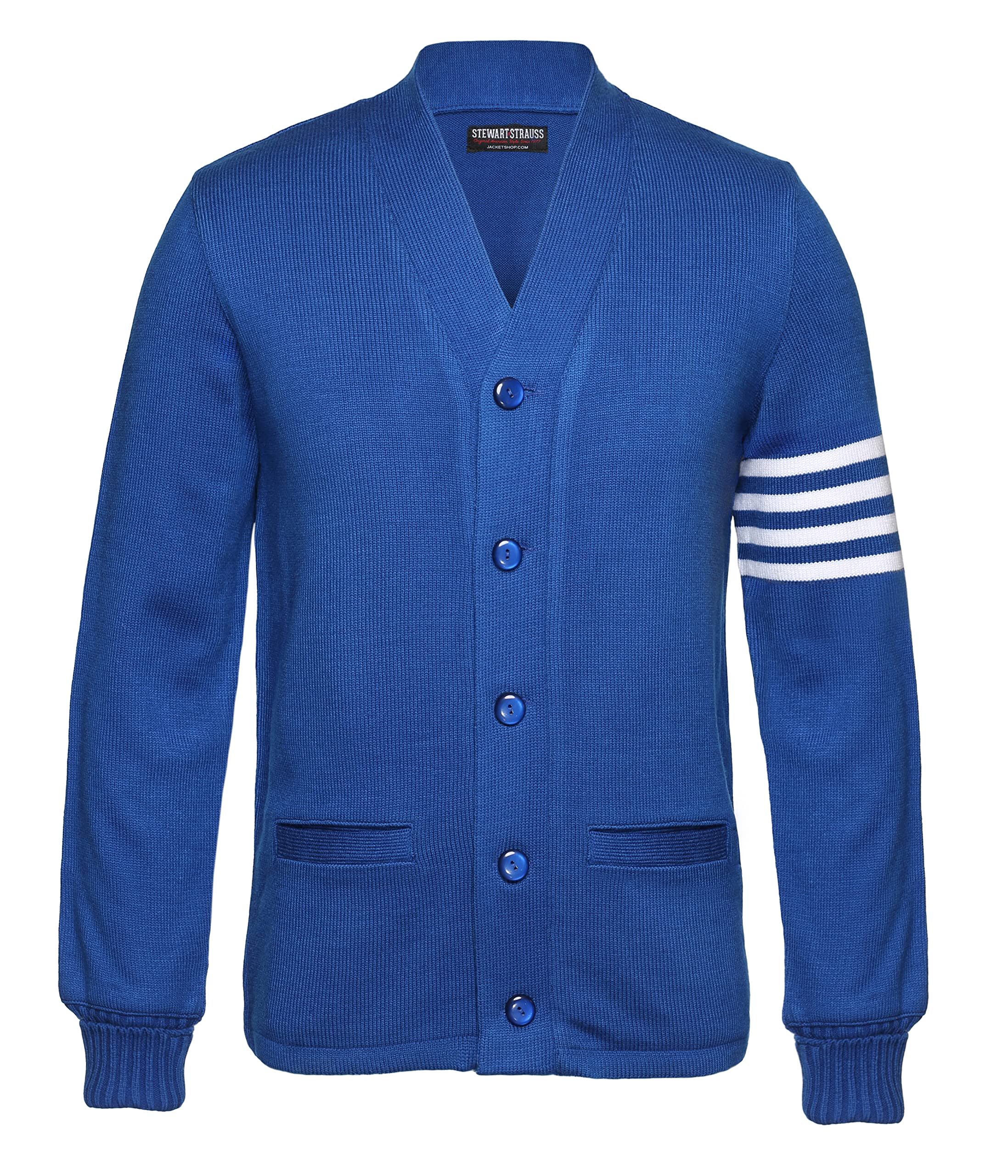 Stewart &amp; Strauss Cardigan Varsity Letter Sweater
