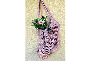 Net Sack Eco Friendly Crocheted Reusable Farmers Market Tote Bag