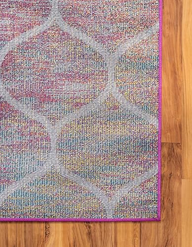 Miniatura 480 de Rugs.com Lattice Frieze Collection Alfombra – 4 x 6 pies, alfombra mediana negra perfecta para salas de estar, comedores grandes, planos abiertos