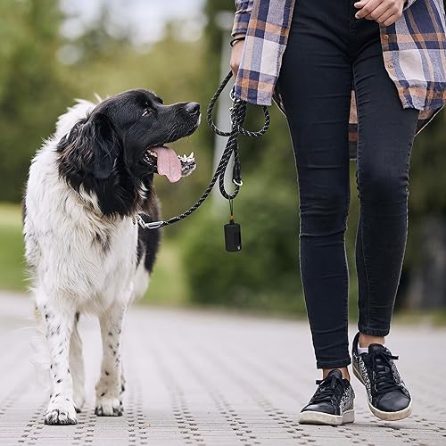 Miniatura 10 de SVD.PET Dispensador de bolsas para excrementos de perro, dispensador de bolsas de basura retráctil, soporte ligero para bolsas de excrementos,