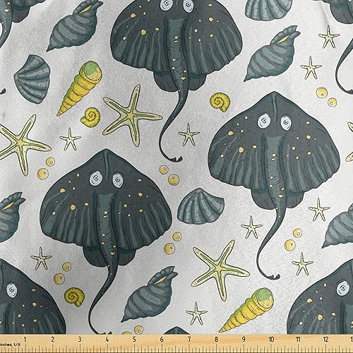 Vista 791 de Ambesonne - Tela de punto elástica