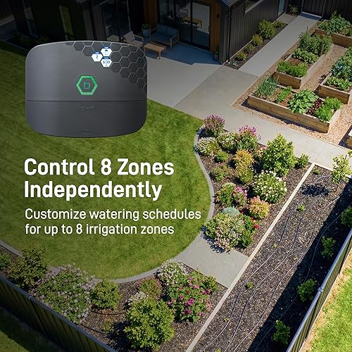 Miniatura 3 de Orbit 57985 B-hyve XR Controlador inteligente de rociadores para interiores y exteriores de 8 zonas