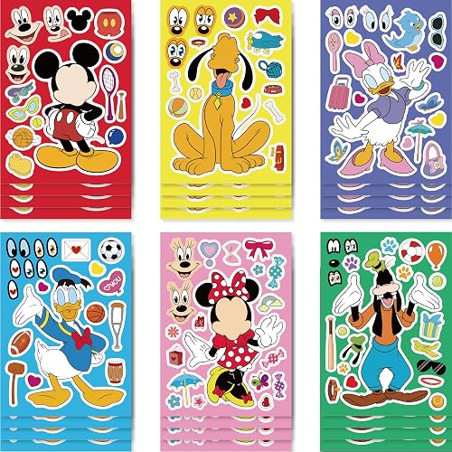 Make-a-face Stickers Sheets Make Your Own Stickers,Mixed & Matched with