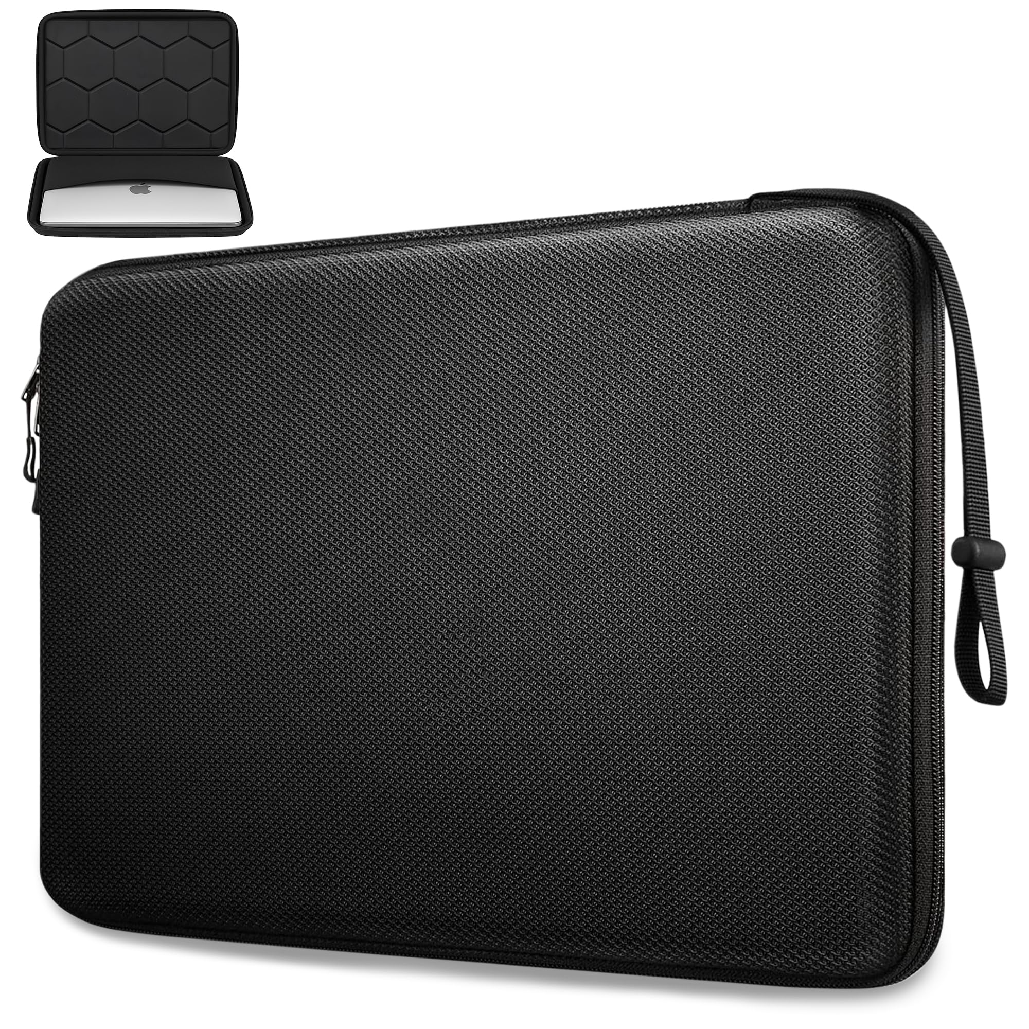 Sounce Hard Laptop Sleeve for 13–14 Inch Laptops – Slim Shockproof & Water-Resistant EVA Carrying Case for MacBook Pro/Air M1 M2, Surface Laptop 3/2, Dell XPS 13, Inspiron 13, Lenovo, Asus, HP & More