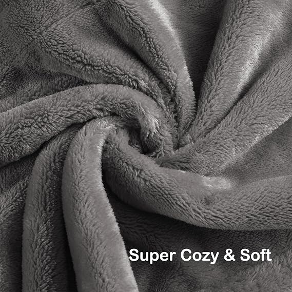 Electric Heated Blanket Full Size 7284 with 9 Heating Levels & 1-10Hs Auto Off, Single Control Large Heating Heater Blankets, Cozy for Bed & Sofa, Energy Efficient, Gifts for Family, Light Gray