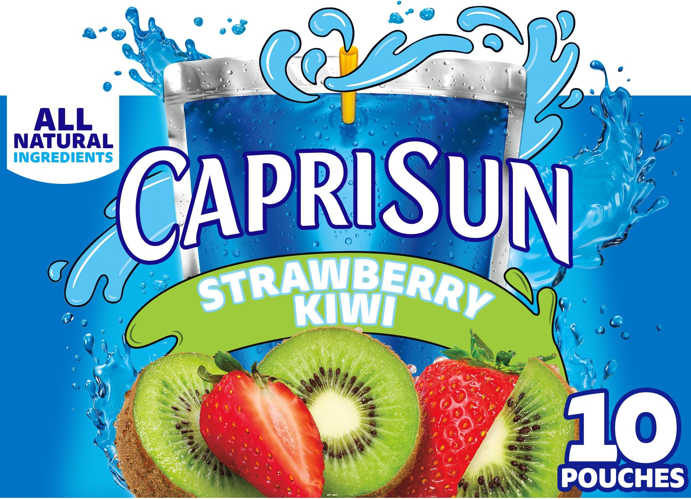 Capri Sun Strawberry Kiwi Ready-to-Drink Juice (10 Pouches)