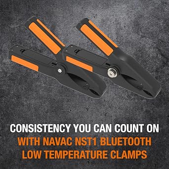 NAVAC NST1 Bluetooth Low Temperature Clamp - 450 ft Range, Digital