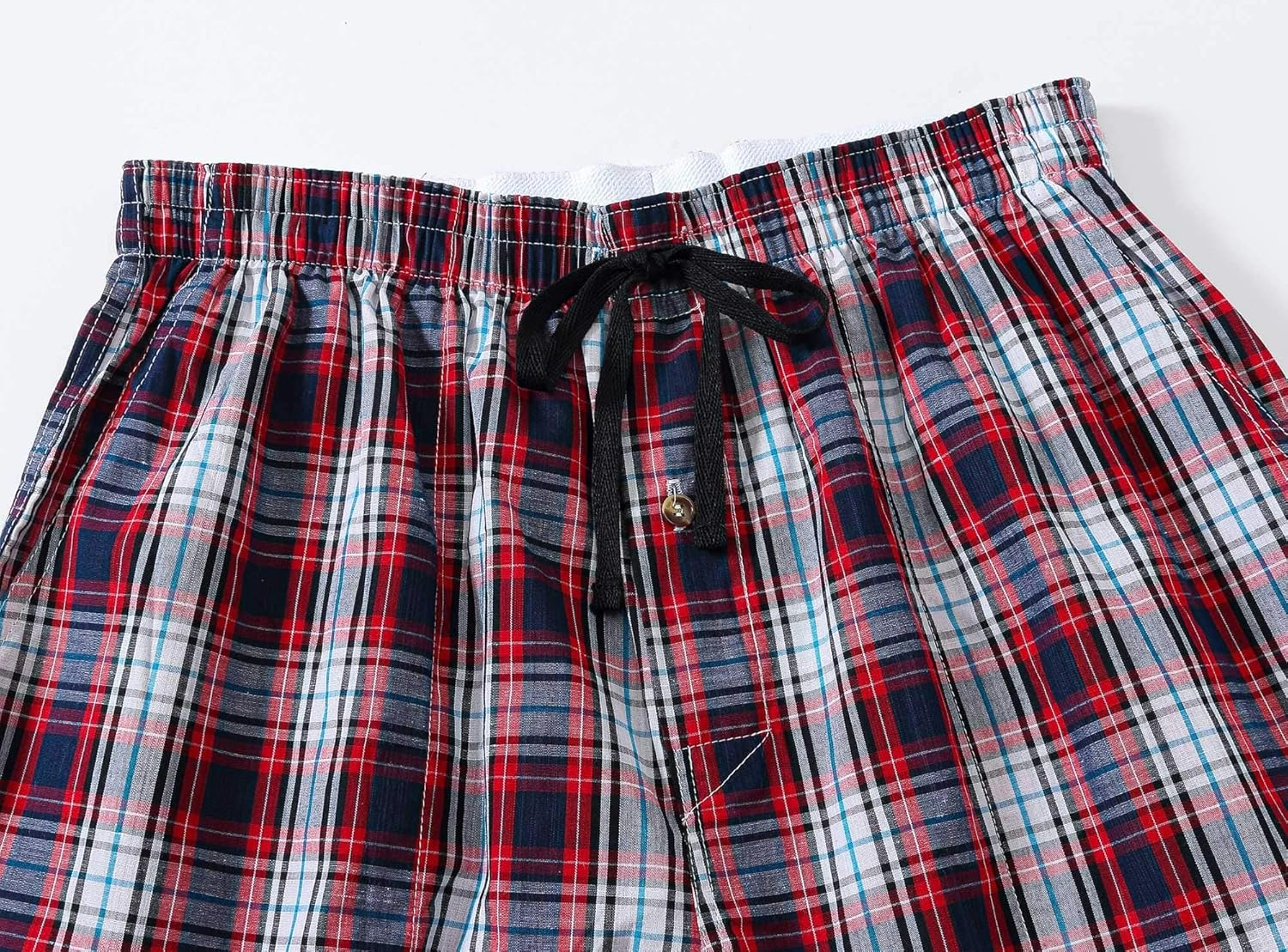 MoFiz Men's Pajama Pants Ultra Lightweight Pjs Bottoms Sleepwear Bottom Pants with Pocket Drawstring 3-Pack - Image 6