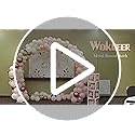 Wokceer Round Backdrop Stand 8FT Gold Wedding Arch Metal Circle Balloon Arch Stand for Birthday Party Wedding Bridal Shower Anniversary Ceremony - Image 8