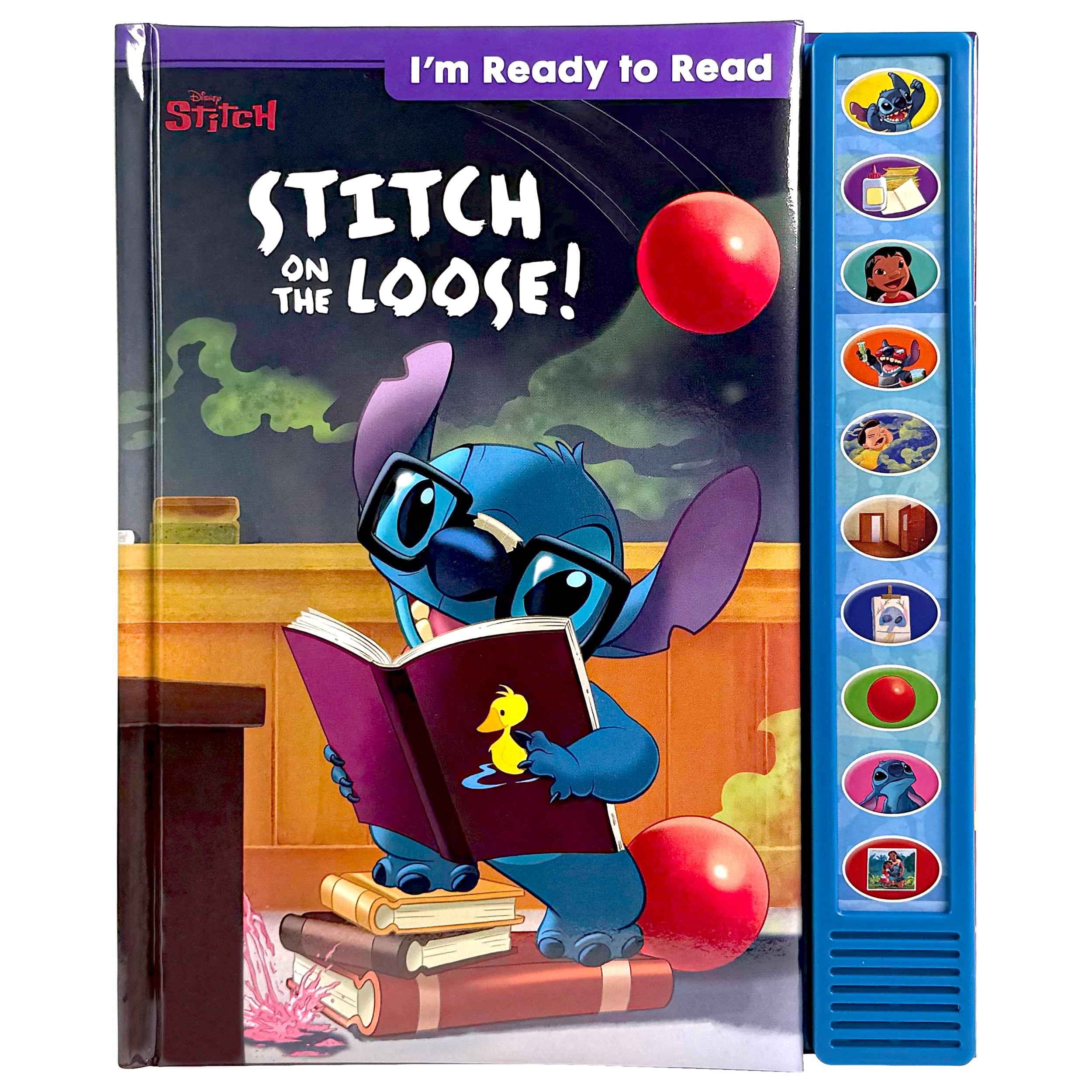 PI Kids - Disney Stitch - I'm Ready to Read - Stitch on the Loose Sound Book