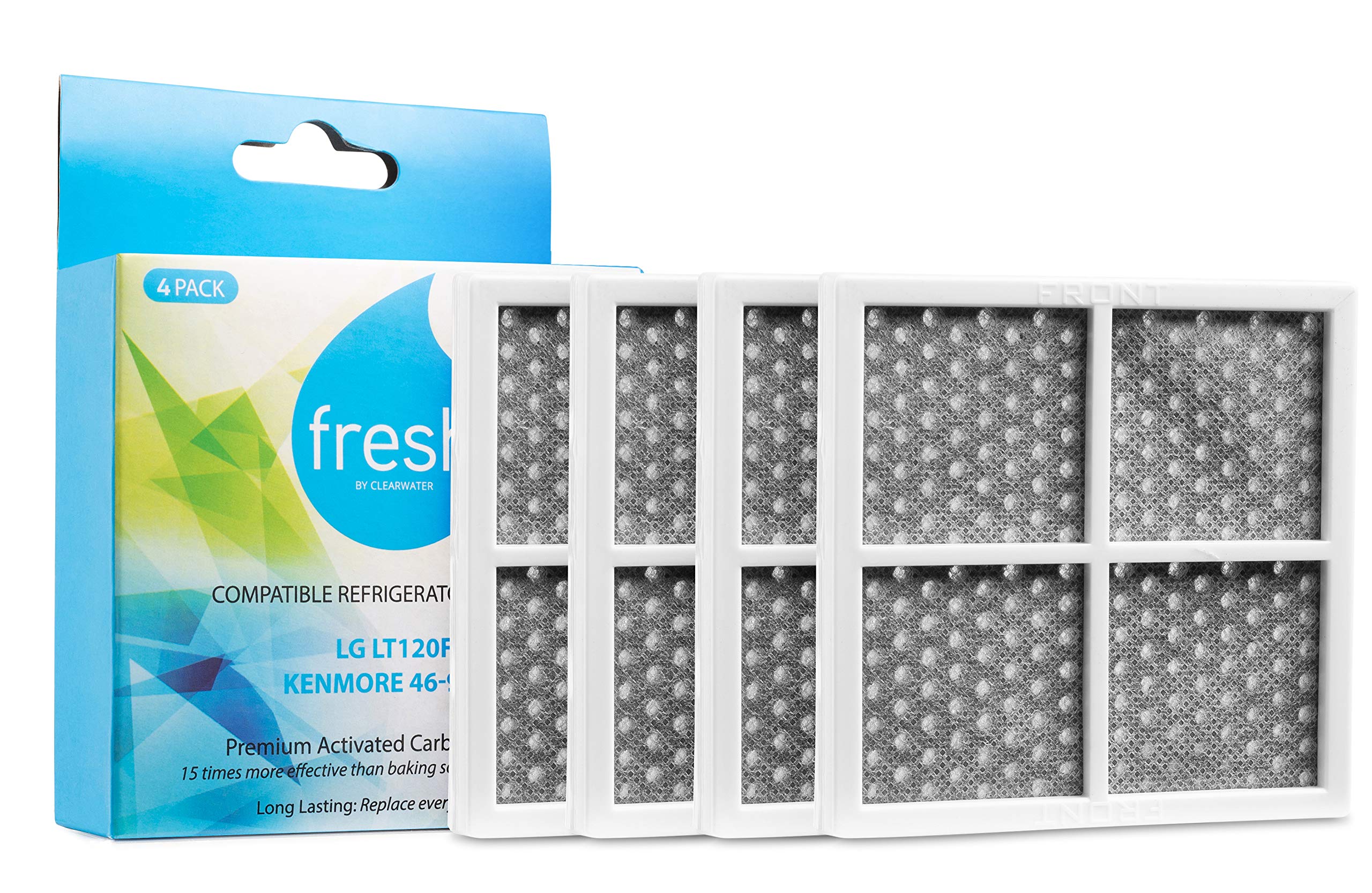 Mist Fresh LT120F Air Filter Replacement, Compatible With: 9918, 795 and LG ADQ73214404, LMXS30776S, 4 Pack - Fresh