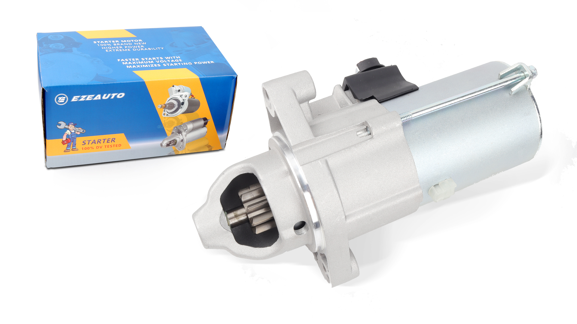 Image of Ezexpreze 2006-2012 Honda Accord 2.4 Starter, 2006-2011 Civic 2.0L, 2007-2011 CR-V Element, 2006-2014 Acura, 17960N 31200R40A01 31200R41L01 336-2059 SMU0428 SMU0498 410-54107 17960