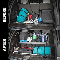 Vista 6 de CURT 18425 Pakka Cargo Caddie SUV Trunk Organizer, 34" x 14" Collapsible Storage Tray, Seat Back Mounted Cargo Carrier, 50 lb Capacity for Groceries
