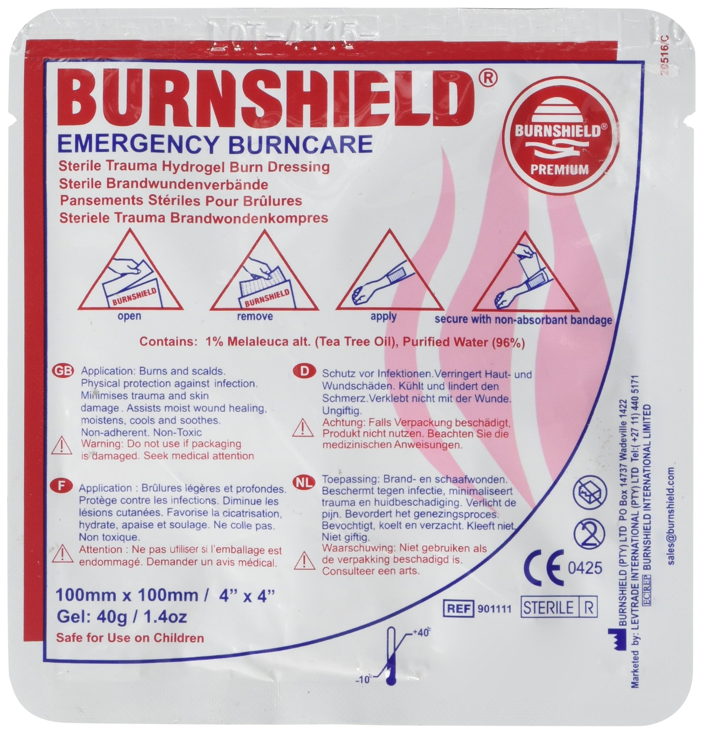 St. John Ambulance - Burnshield dressing 10x10cm