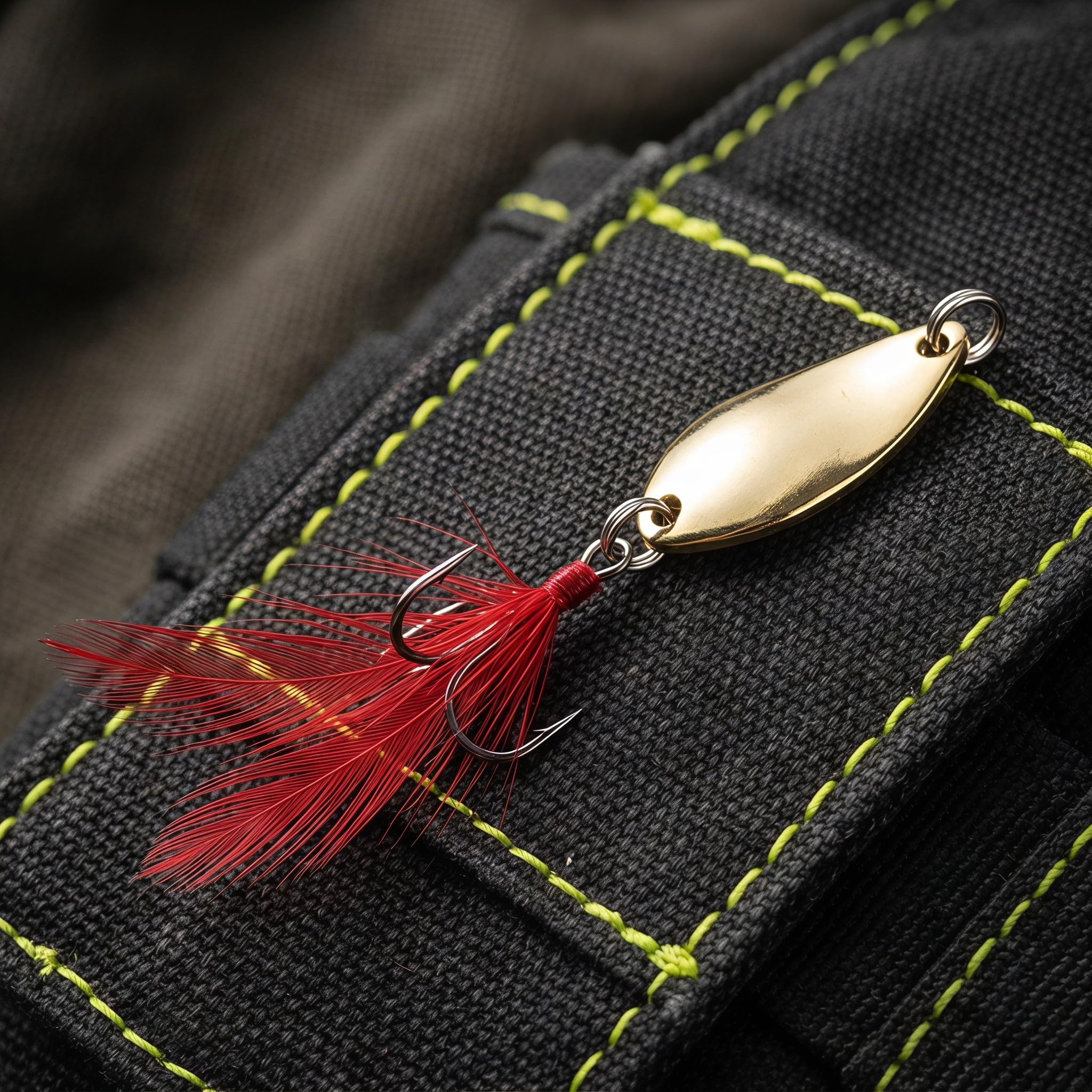 YARNOW 20 esche artificiali a forma di cucchiaio: esche artificiali in ghisa per acqua, realistiche e adatte alla pesca di persici, trote e lucci.