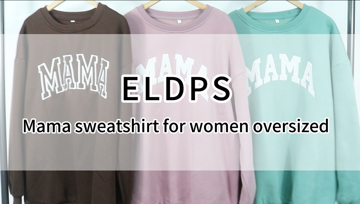 Amazon.com: ELDPS Mama Sweatshirts for Women Embroidered Mama