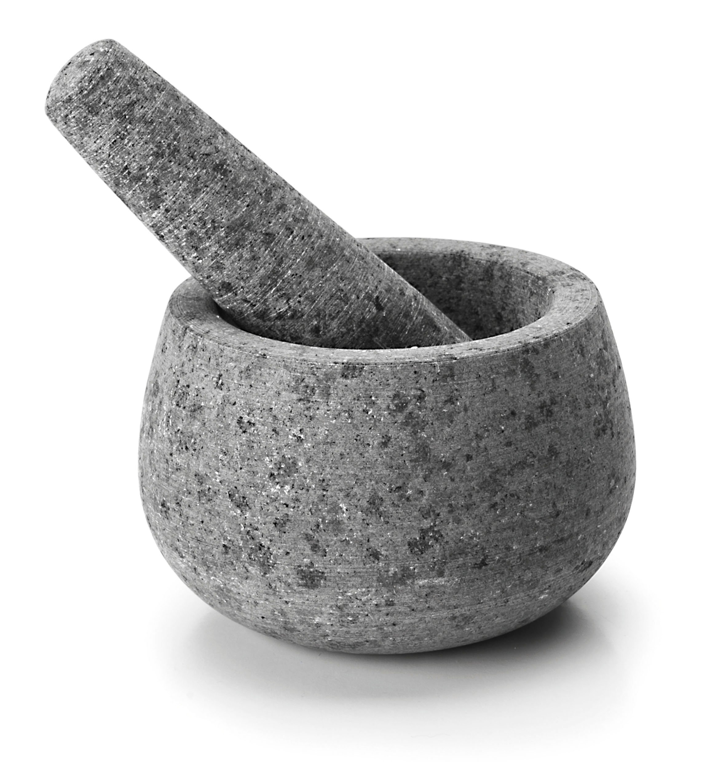 Lacor 60517 Granite Mortar And Pestle, 12 x 8 cm, Grey