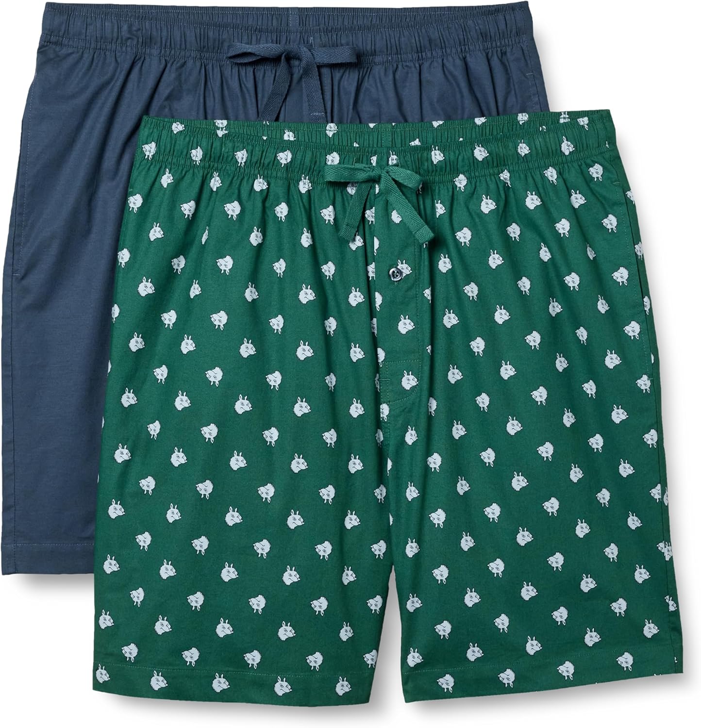 Amazon Essentials Men's Cotton Poplin Pajama Shorts - Discontinued Colors