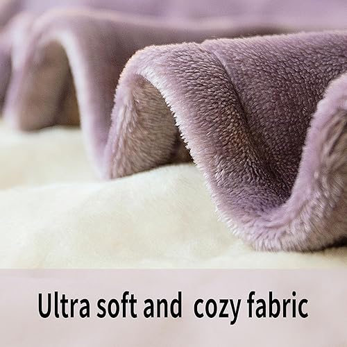 Miniatura 3 de JET'S HOME Manta eléctrica térmica tamaño individual 62"x84" - Manta eléctrica de franela certificada ETL y FCC, lavable a máquina, con 4 niveles de