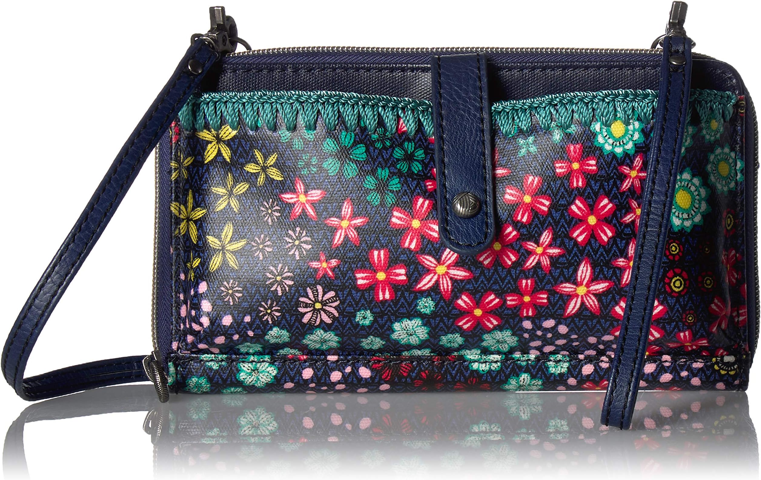 Sakroots Smartphone Crossbody Purse - Women's Cellphone Bag & Wallet For Everyday - Convertible Wristlet With Zipper