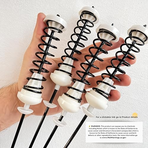 Miniatura 6 de W10780048 Kit de varilla de suspensión para lavadora Amana 4GNTW4600YQ0 4GNTW4600YQ1 NTW4501XQ0 NTW4600YQ0 NTW4600YQ1 NTW4601XQ0 NTW4610YQ0 4630