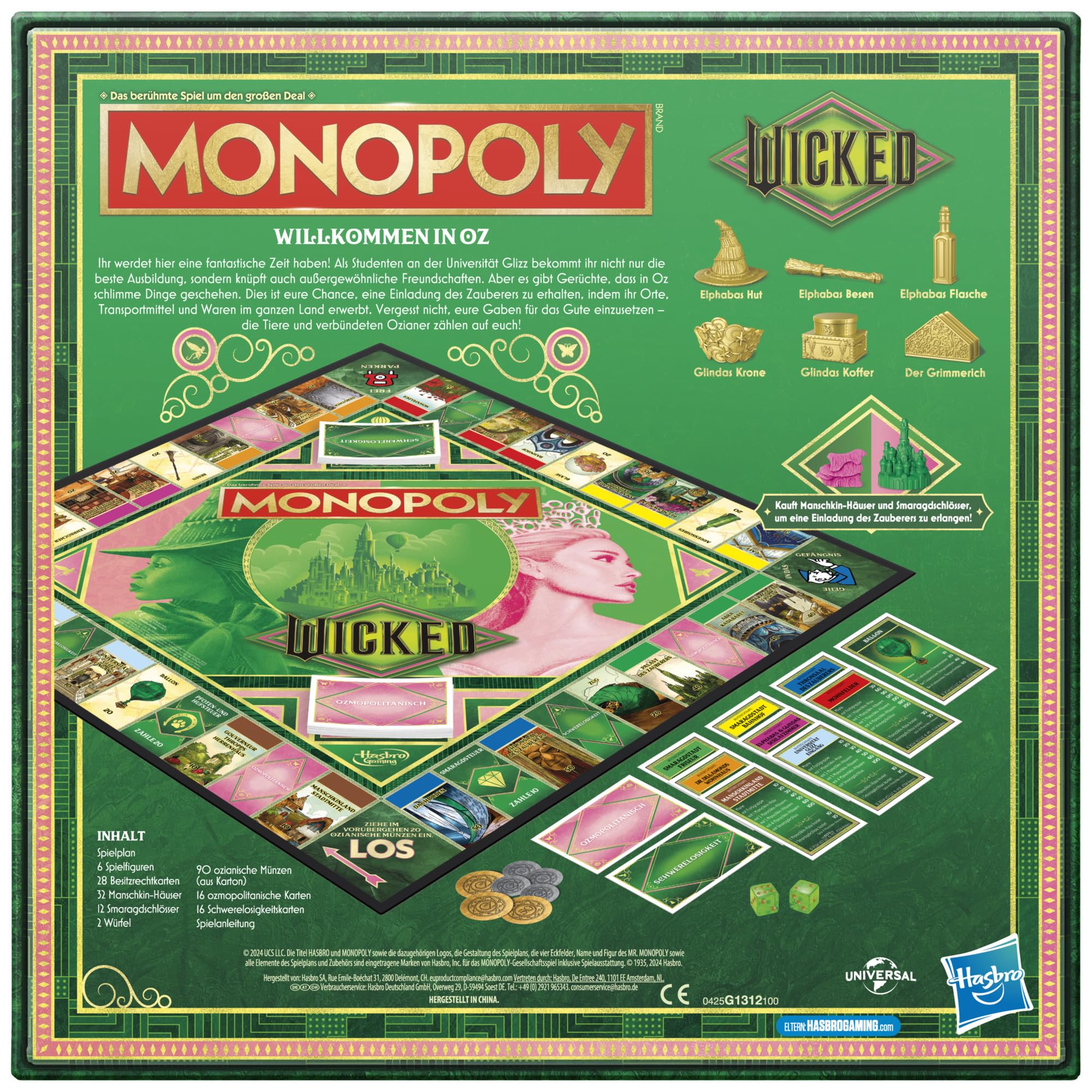 Monopoly Wicked Edition Gioco da tavolo – Versione tedesca