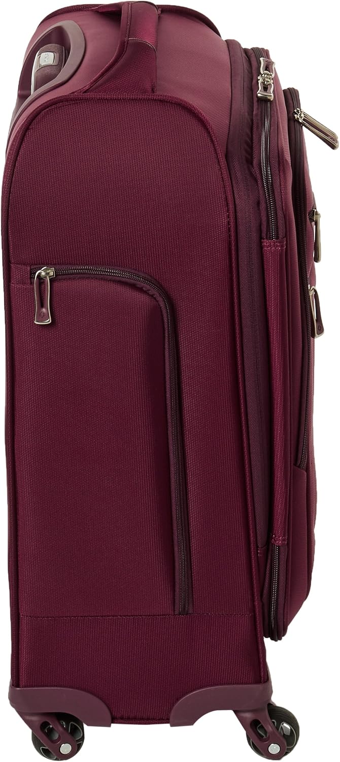 Samsonite Mightlight 2 Softside Luggage with Spinner Wheels, Grape Wine, Carry-On 21-Inch