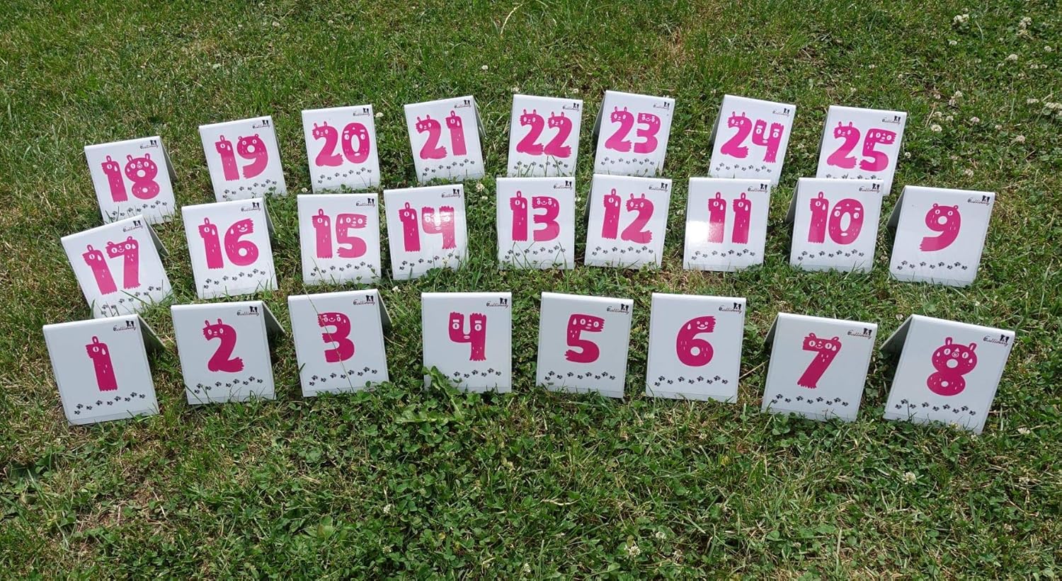 Callieway® Agility Course Numbers/Rally Obedience Numbers Set/Number